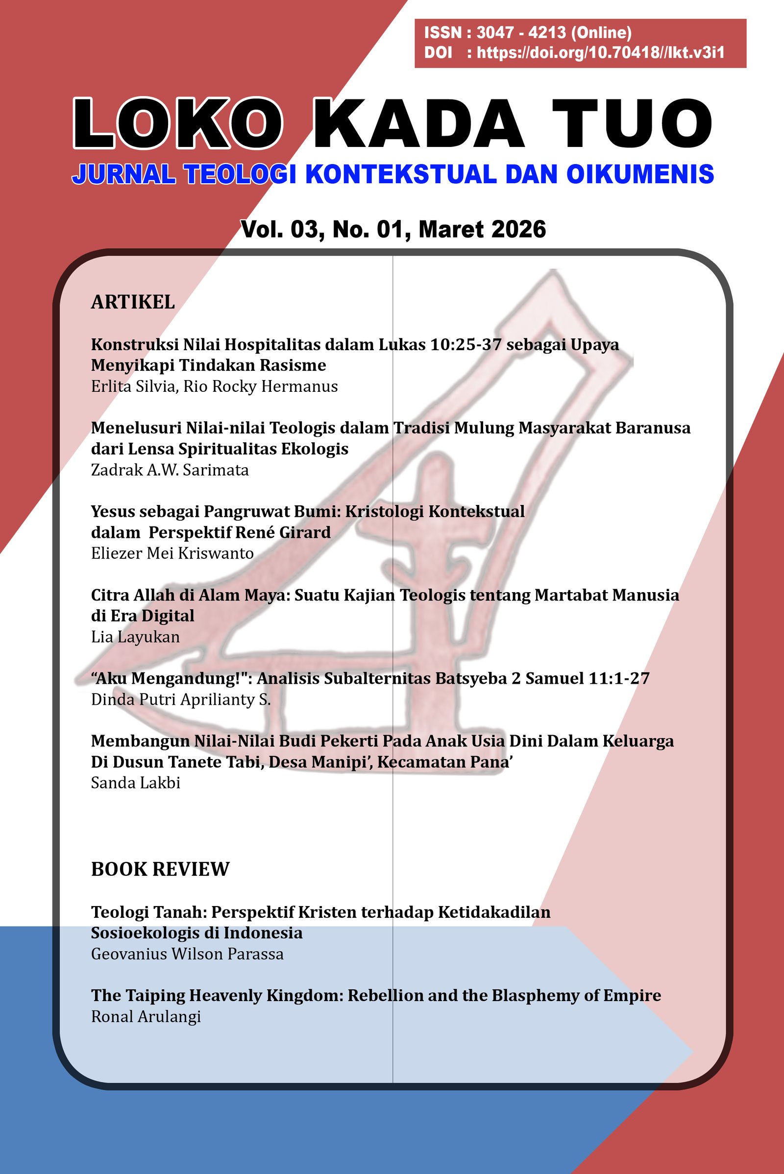 					View Vol. 3 No. 1 (2026): Maret 2026
				